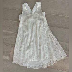 Club Monaco White Floral Dress (Size 0)